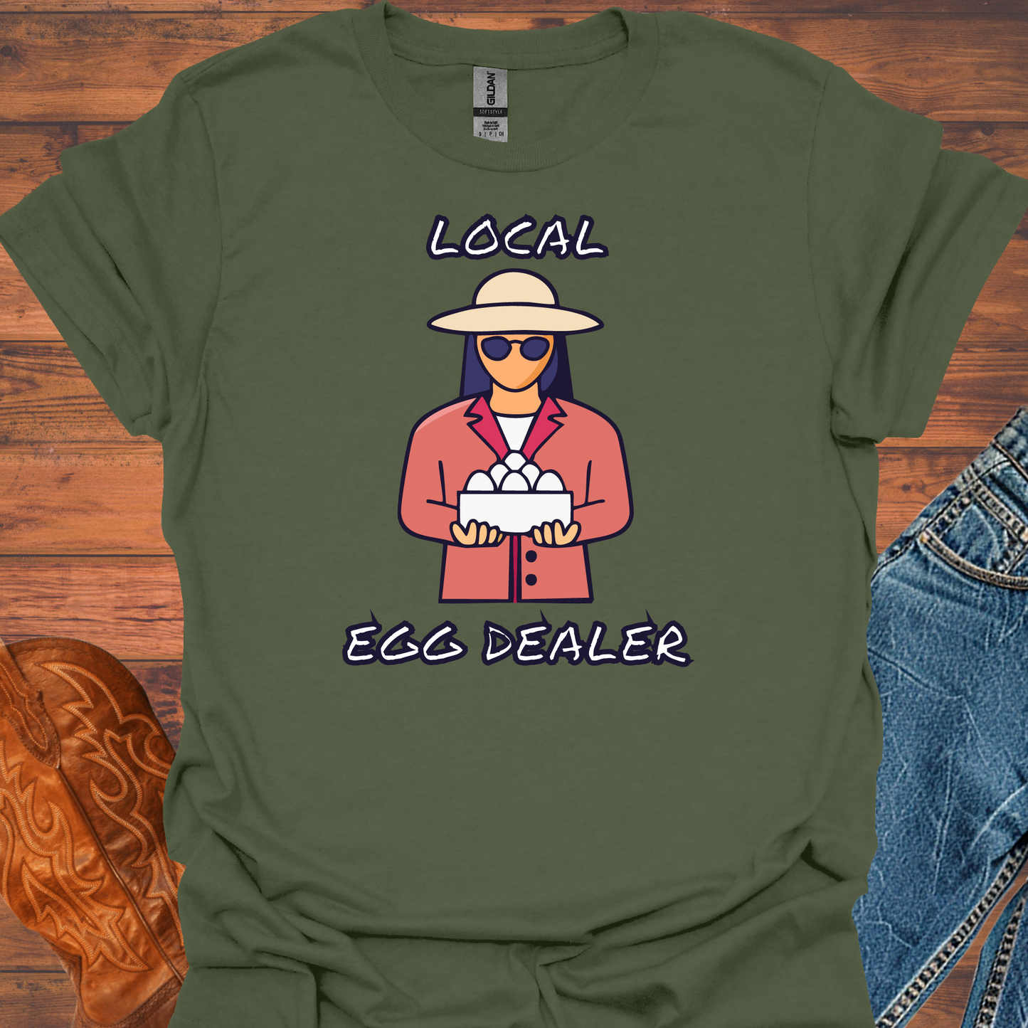 Egg Dealer Woman